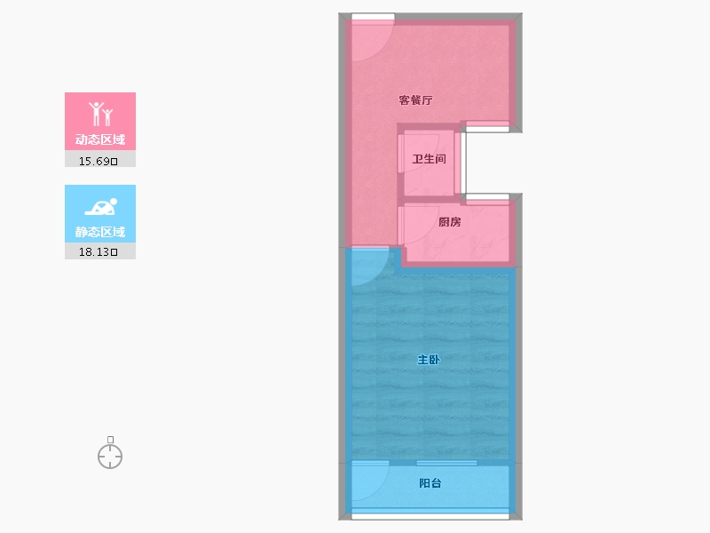 北京-北京市-西坝河北里-29.25-户型库-动静分区