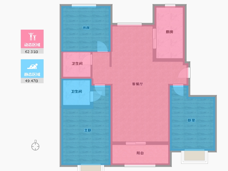 河北省-邯郸市-未来城-100.00-户型库-动静分区