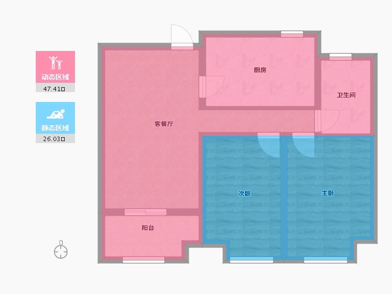 山东省-济南市-中国铁建-70.40-户型库-动静分区