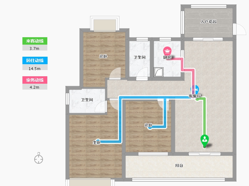 湖北省-随州市-御景南山-99.96-户型库-动静线