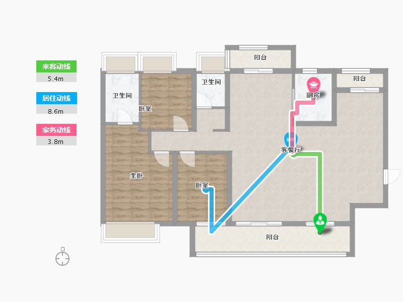 广东省-阳江市-海玥公馆-120.00-户型库-动静线