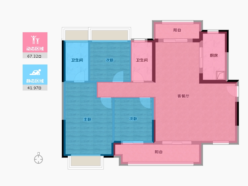 广东省-惠州市-新城金樾江南-120.00-户型库-动静分区