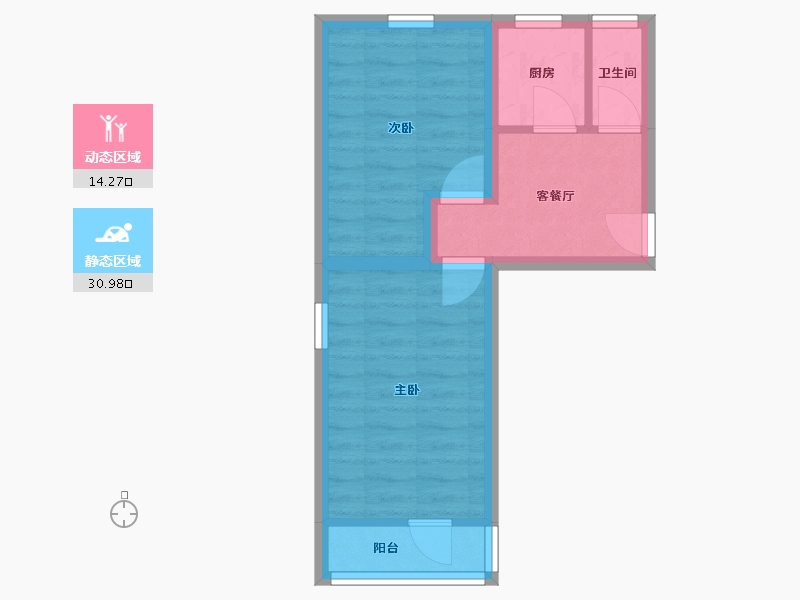 北京-北京市-志新村小区-39.41-户型库-动静分区