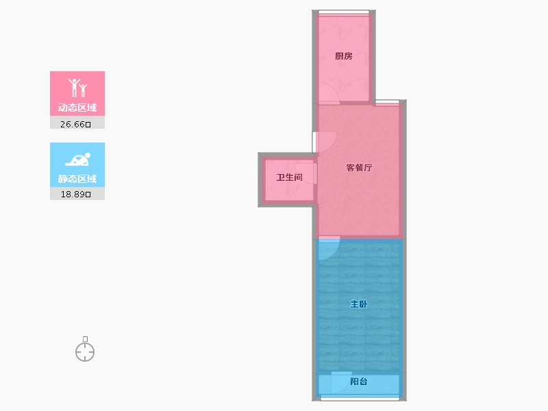 北京-北京市-慧华苑-40.18-户型库-动静分区