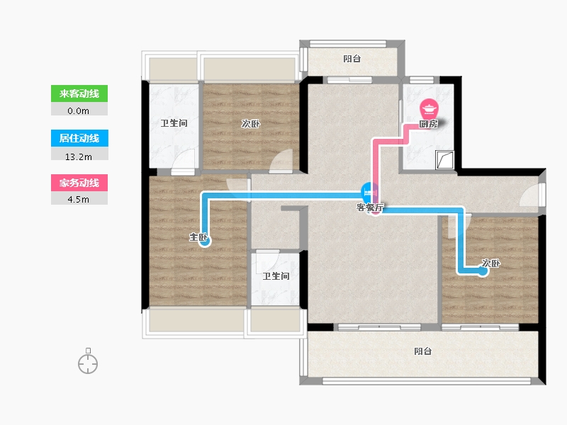 广东省-阳江市-壹方天誉-102.40-户型库-动静线