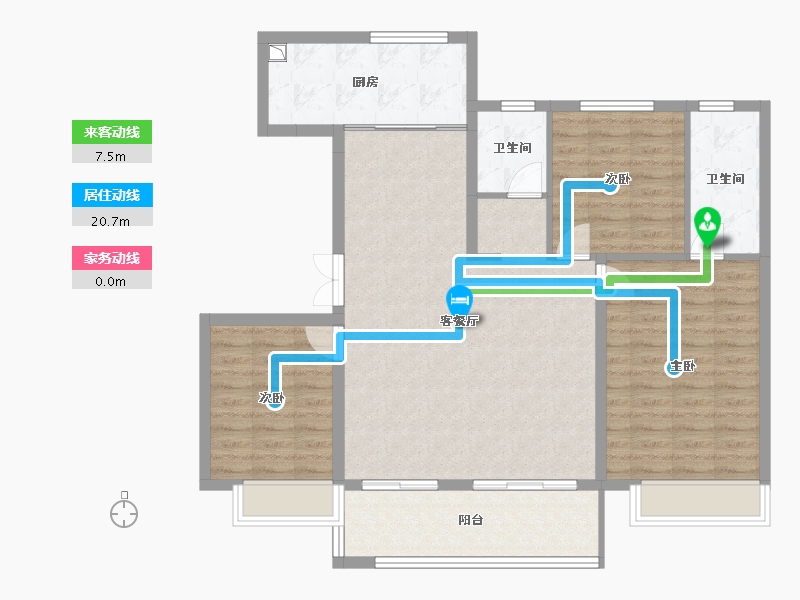 安徽省-宿州市-青山观云台-108.28-户型库-动静线