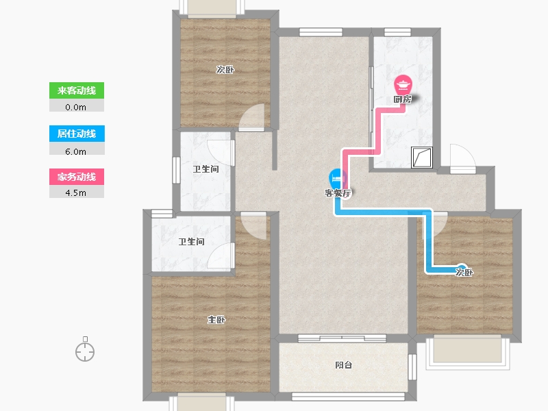 江西省-九江市-美的铂悦府-108.00-户型库-动静线