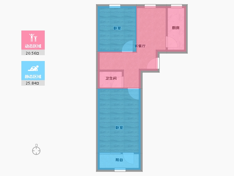 北京-北京市-秀园-41.04-户型库-动静分区