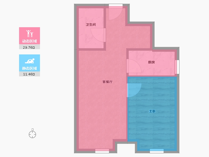 北京-北京市-广安康馨家园南区-36.78-户型库-动静分区