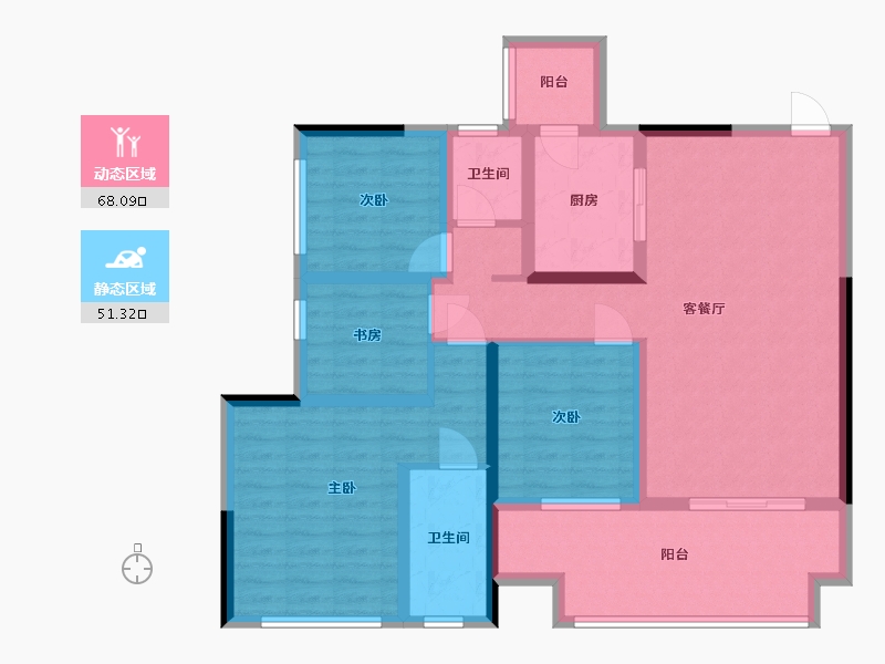 云南省-昭通市-红星红城-104.00-户型库-动静分区