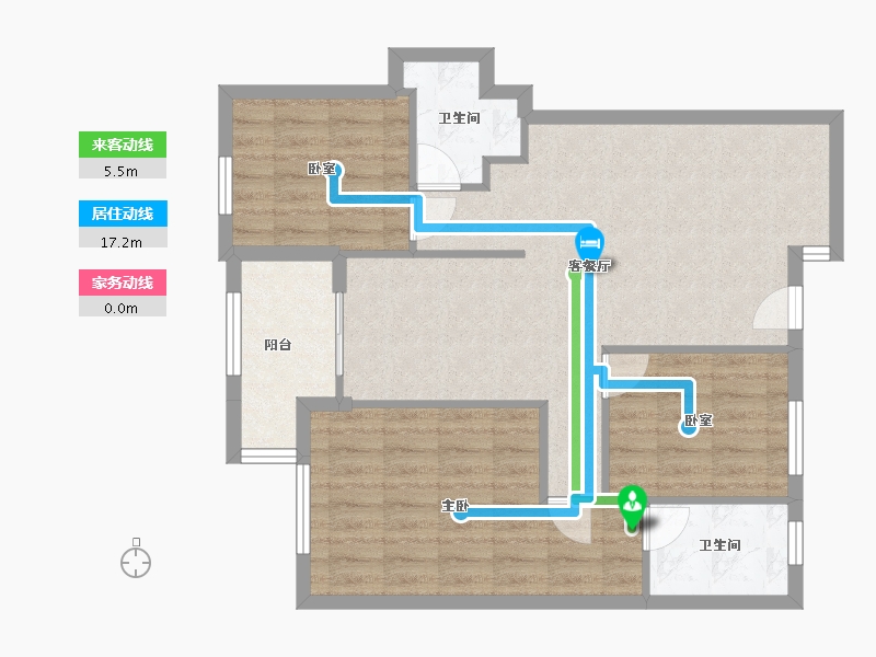 福建省-南平市-丽景香江-78.40-户型库-动静线