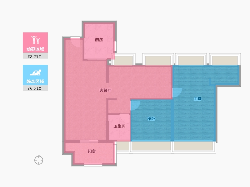 江苏省-南通市-东时区-88.80-户型库-动静分区