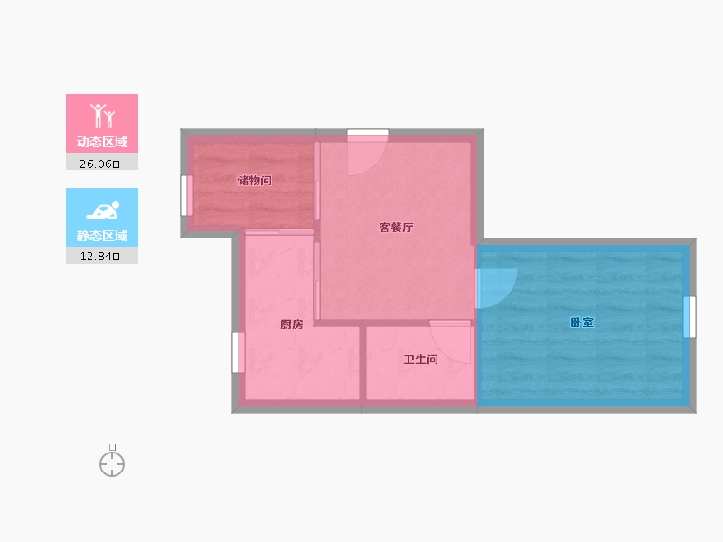 福建省-厦门市-沧一小区-34.83-户型库-动静分区