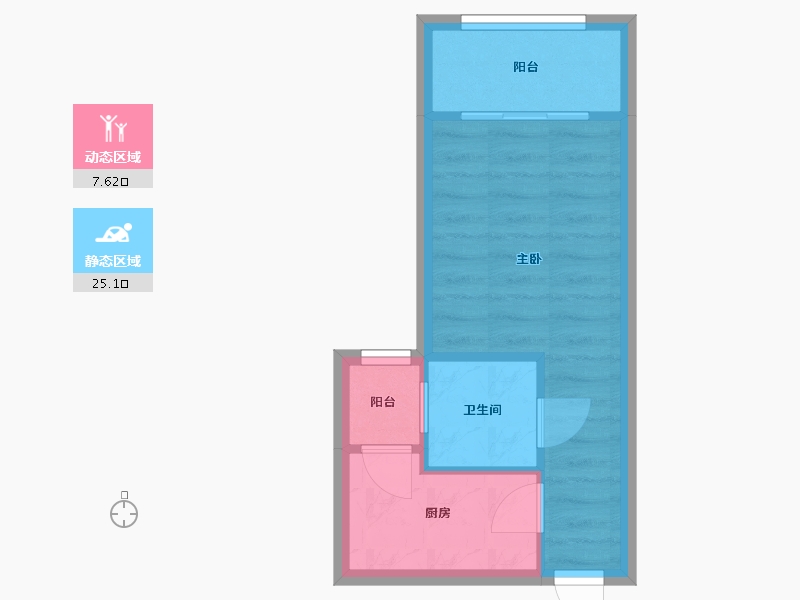 重庆-重庆市-和泽家园-A区-28.80-户型库-动静分区