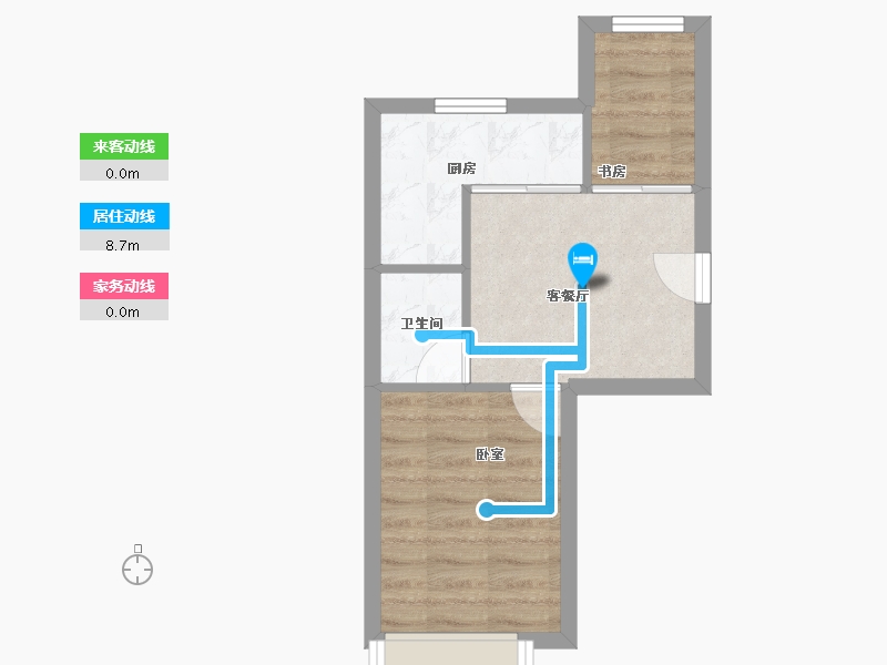 福建省-厦门市-沧一小区-33.39-户型库-动静线