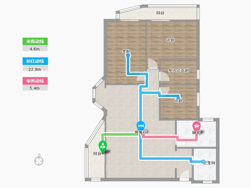 湖北省-武汉市-天永公寓-114.72-户型库-动静线