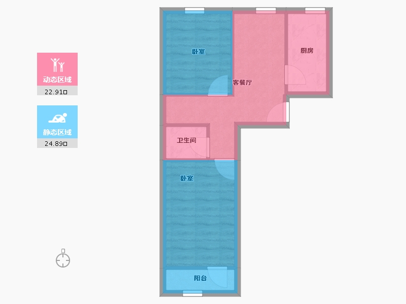 北京-北京市-秀园-42.17-户型库-动静分区