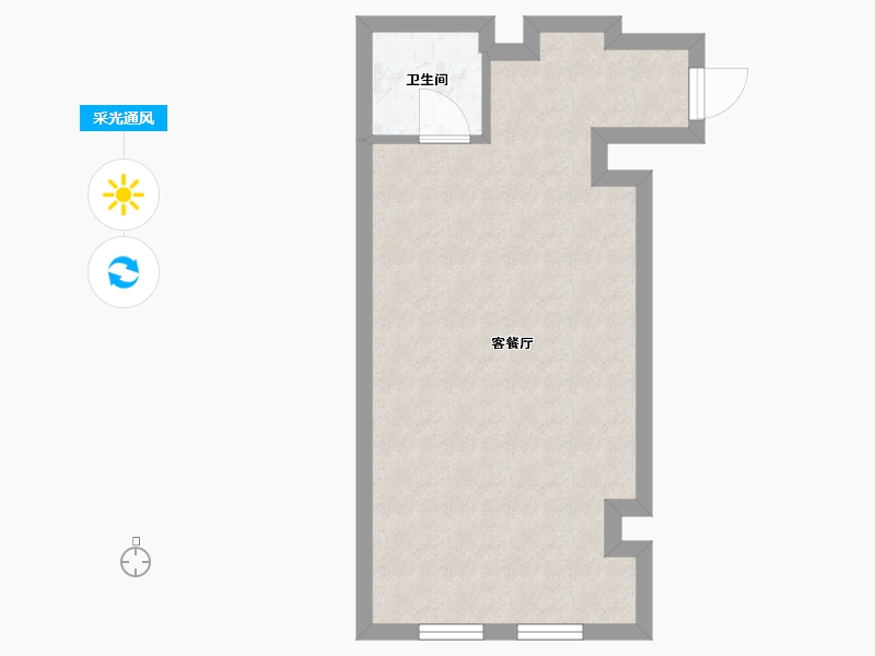 宁夏回族自治区-银川市-天鹅湖小镇-国际公寓-37.00-户型库-采光通风