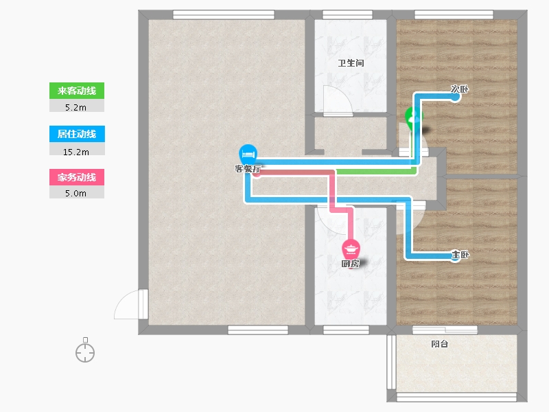 陕西省-宝鸡市-凤鸣·颐园盛景-80.79-户型库-动静线