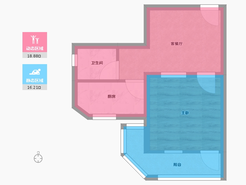 北京-北京市-西坝河北里-30.13-户型库-动静分区