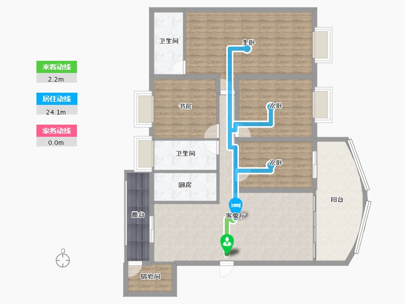 广东省-佛山市-中海金沙湾-139.97-户型库-动静线