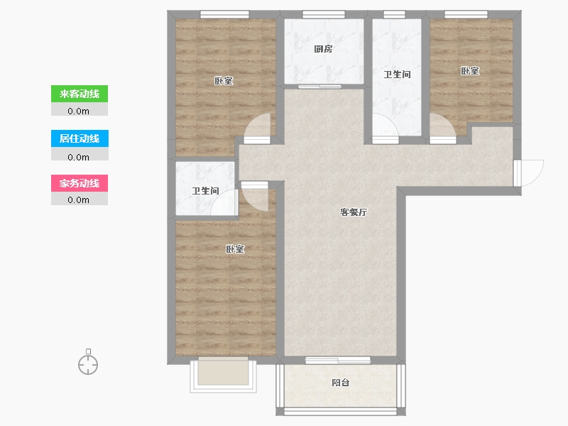 河北省-保定市-普霖第一城-81.68-户型库-动静线