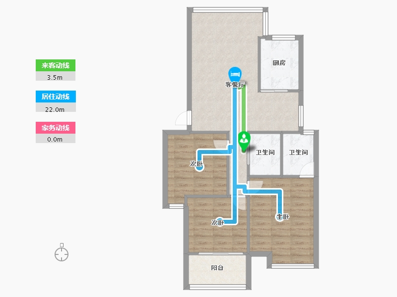 福建省-福州市-大景城-74.01-户型库-动静线