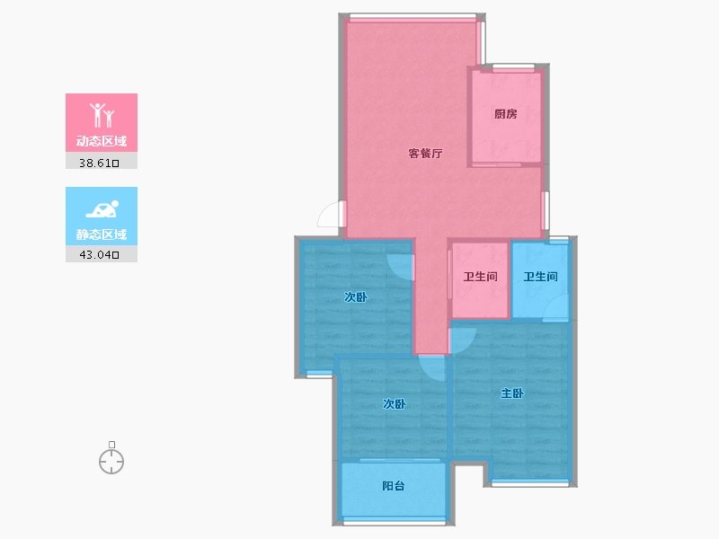 福建省-福州市-大景城-74.01-户型库-动静分区