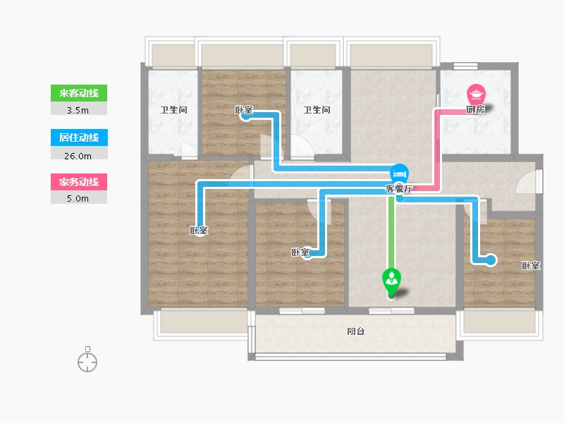 广东省-广州市-合生中央城-102.30-户型库-动静线