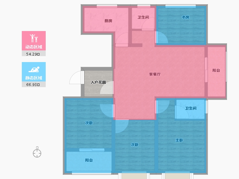 山东省-济宁市-中都尚城-113.01-户型库-动静分区