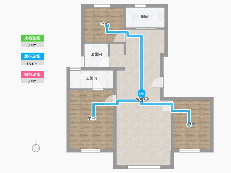 内蒙古自治区-通辽市-华昌澜悦一品-92.18-户型库-动静线