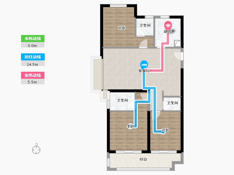 江苏省-宿迁市-中梁首府-92.27-户型库-动静线