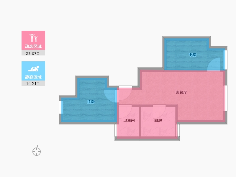 北京-北京市-广安康馨家园南区-32.44-户型库-动静分区