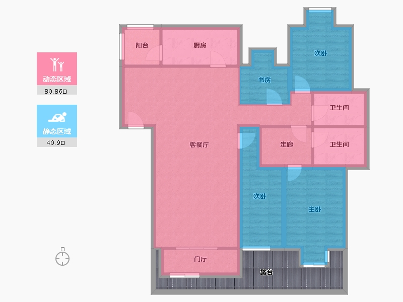 北京-北京市-北京人家-120.34-户型库-动静分区