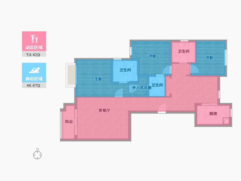 北京-北京市-小汤山-119.87-户型库-动静分区