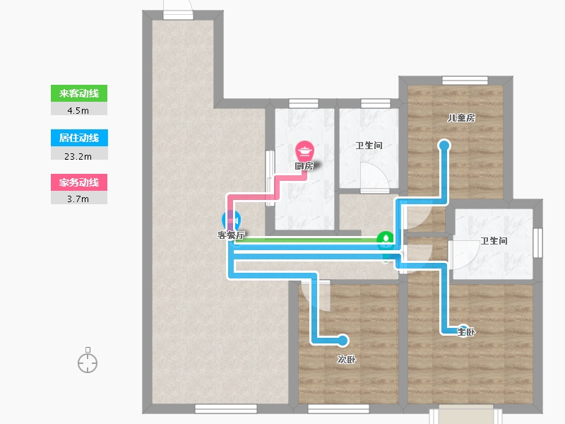 河南省-漯河市-悦澜轩-87.00-户型库-动静线