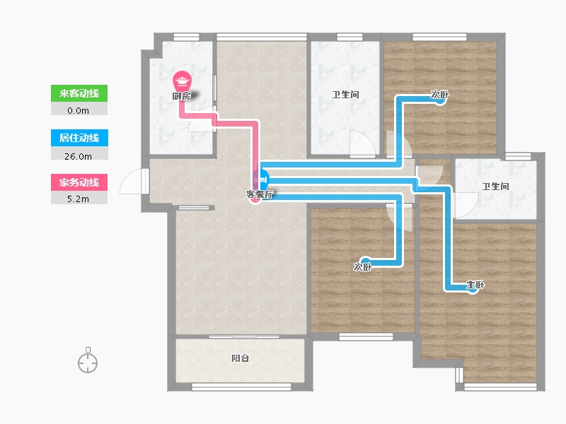 山东省-临沂市-杏坛中心城-109.00-户型库-动静线