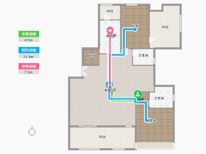 山东省-日照市-御景东方-230.00-户型库-动静线