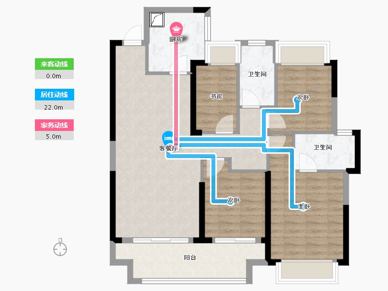 江西省-赣州市-铂金湾-100.00-户型库-动静线