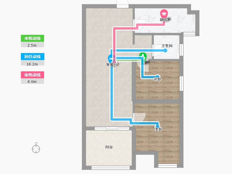 河南省-郑州市-万华城悦府-63.00-户型库-动静线