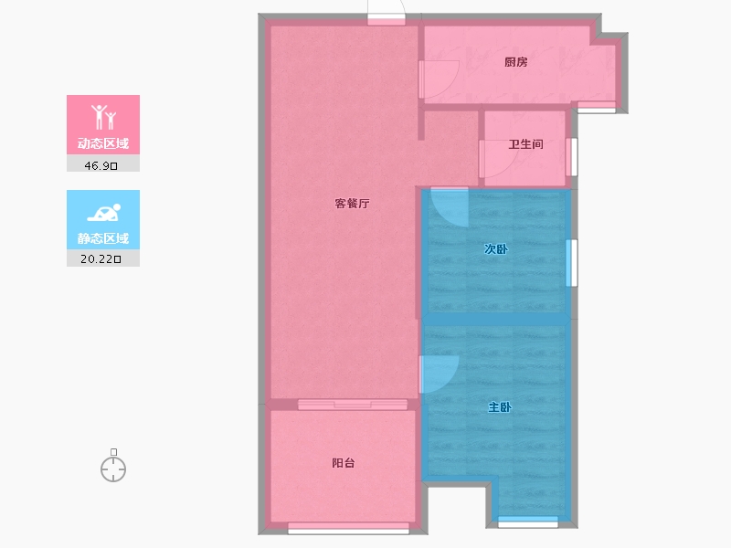 河南省-郑州市-万华城悦府-63.00-户型库-动静分区