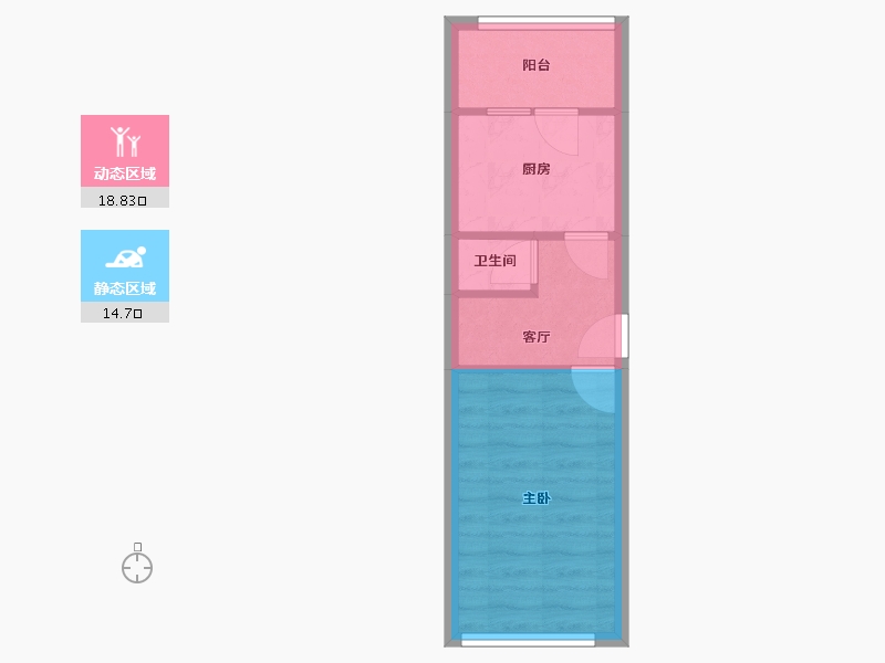 辽宁省-沈阳市-陵西一小区-31.90-户型库-动静分区