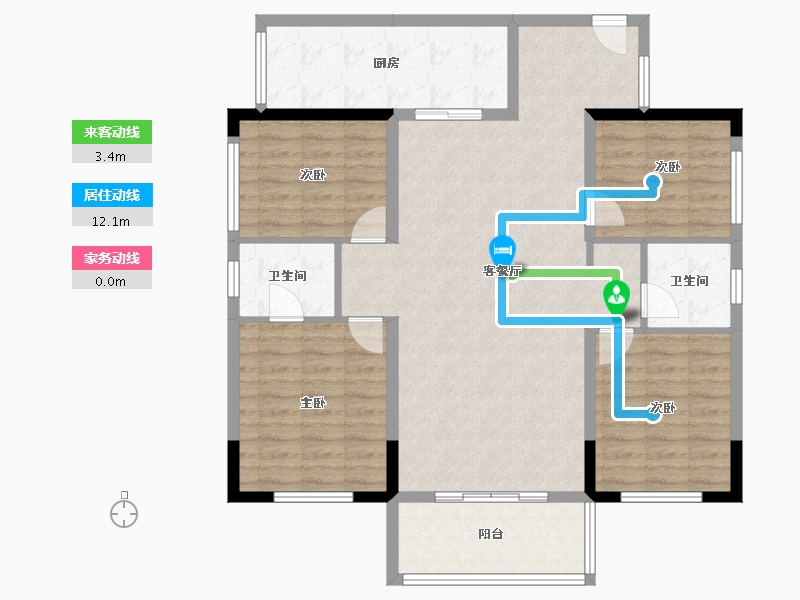 四川省-广元市-嘉溢玉玺-116.54-户型库-动静线