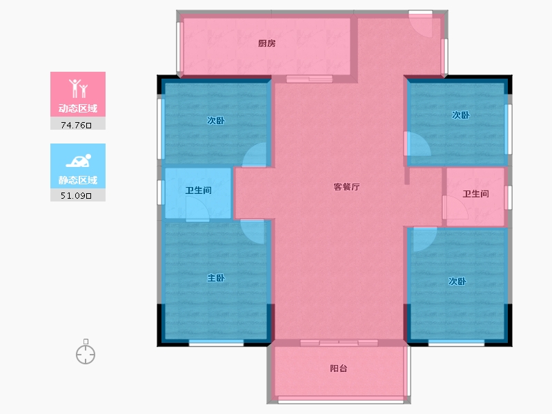 四川省-广元市-嘉溢玉玺-116.54-户型库-动静分区