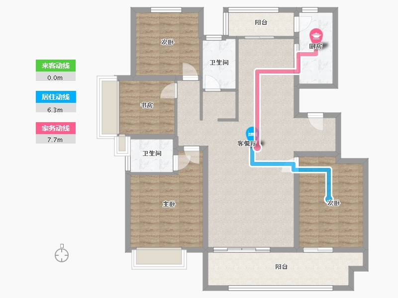 山东省-临沂市-集美东方-122.98-户型库-动静线