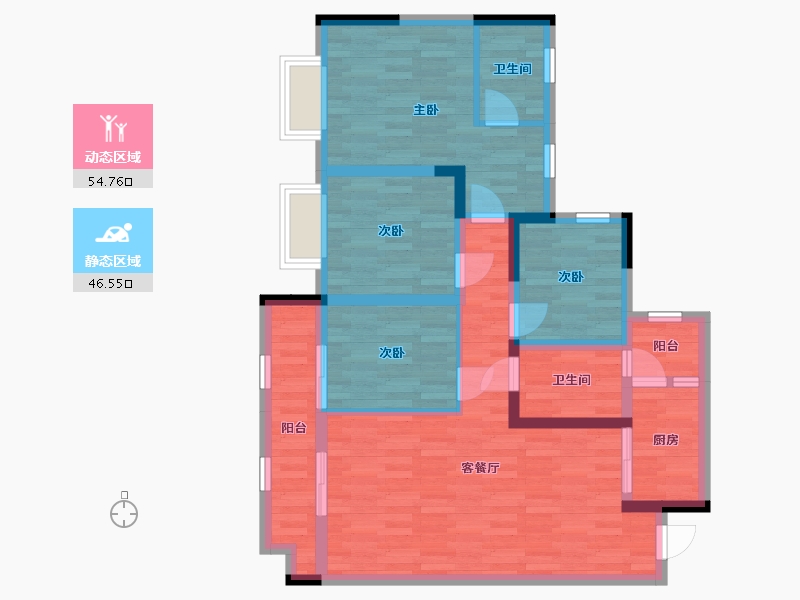 四川省-眉山市-中心城-89.63-户型库-动静分区