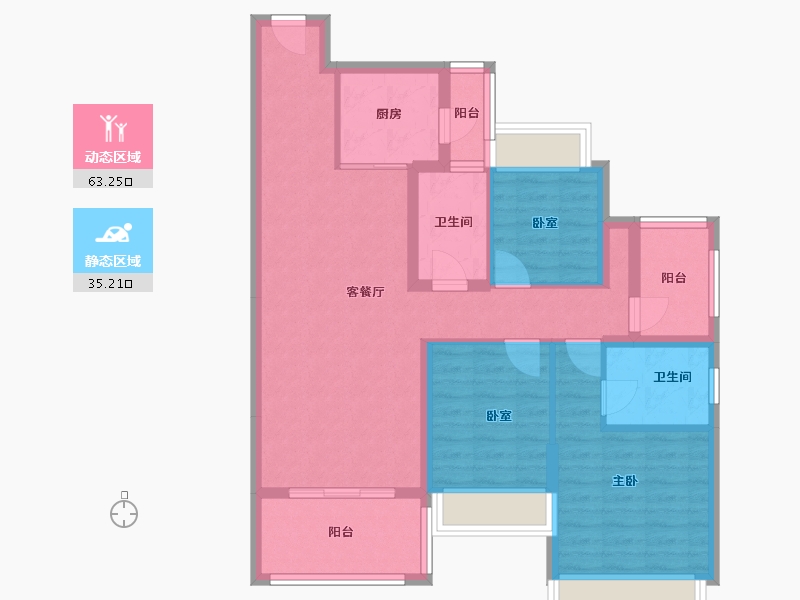 广东省-河源市-振业深河湾-94.00-户型库-动静分区