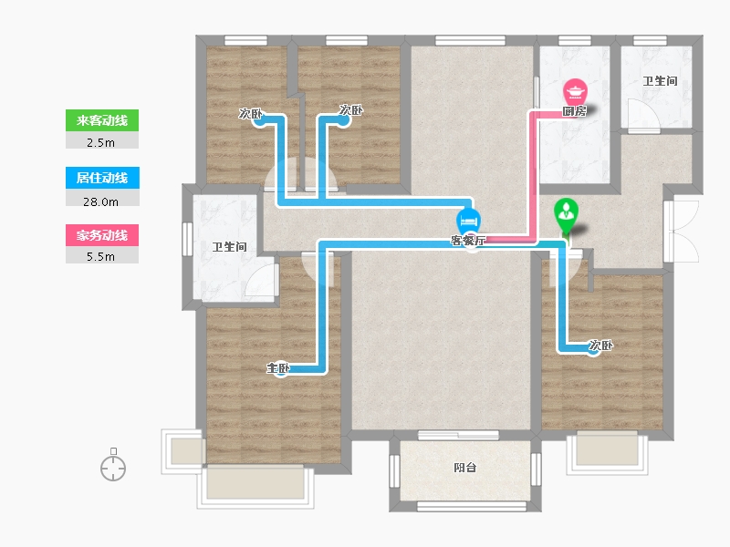 河北省-保定市-嘉业-106.28-户型库-动静线