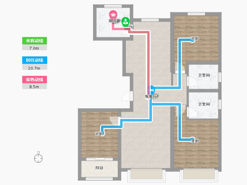 山东省-菏泽市-印象郓州-99.00-户型库-动静线