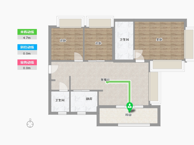 广东省-深圳市-招商玺-90.00-户型库-动静线